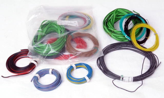 Raccolta vari fili di commutazione, trefoli, trefoli in silicone 0,75 mm2 filo di commutazione, ecc.