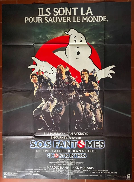 Poster S.O.S.Ghosts Ghostbusters Bill Murray Dan Aykroyd