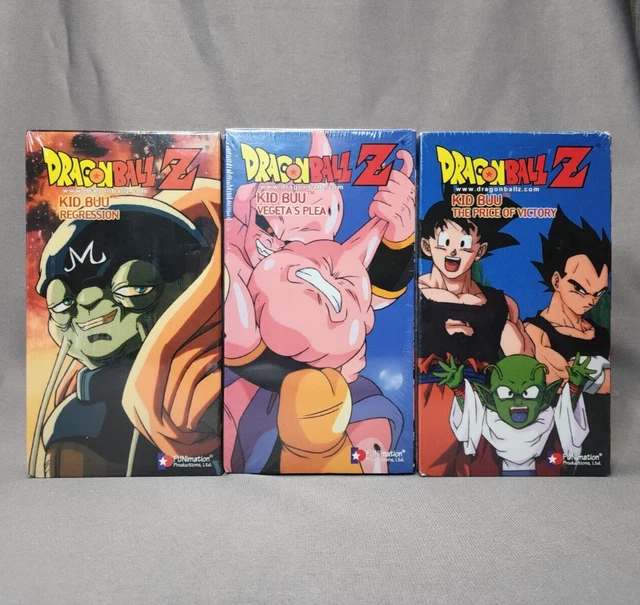 DRAGON BALL Z: Kid Buu Saga DBZ (VHS Tapes 2002) Funimation Anime - Is Dragon Ball Z On Funimation Uk