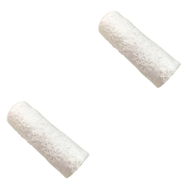 2x Weihnachten Baum Bögen Weihnachten Tüll Band Weihnachten Schneeflocke Tüll