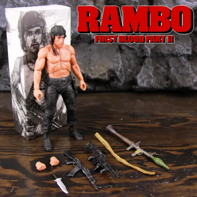 First Blood Ron Kim John Rambo Action Figure Soldier Movie Collection Model Toys