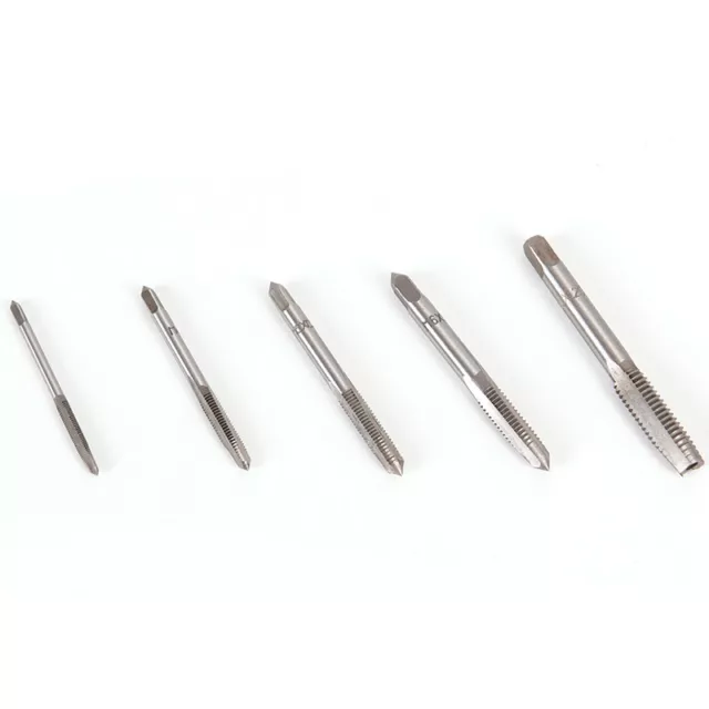 5 Hand Tap Thread Metric Plugs Taps Set M3 M4 M5 M6 M8 Straight Flute 3-8mm H*xd