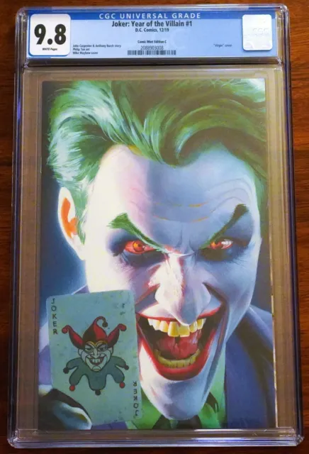 Joker Year of the Villain #1 2019 Mike Mayhew Virgin Limited Edition 600 CGC 9.8