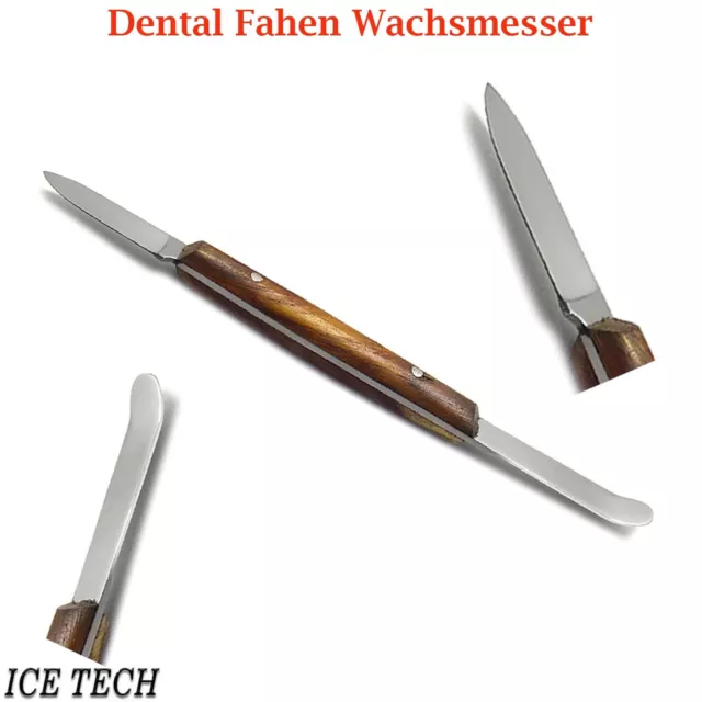 Wachsmesser nach Fahnenstock 13 cm Dental Labor Wachs Gips Messer Spatel