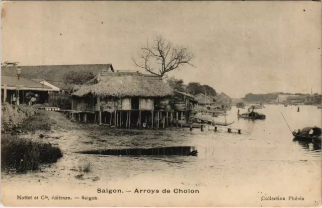 CPA AK VIETNAM COCHINCHINE Saïgon - Arroys de Cholon (61698)