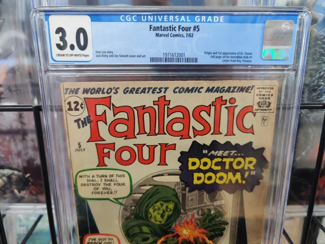Fantastic Four #5 (1962) - Cgc Grade 3.0 - 1St Appearance Of Doctor Doom! 2