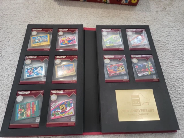 COFFRET Family Computer nes nintendo mini anniversary gba game boy advance 6