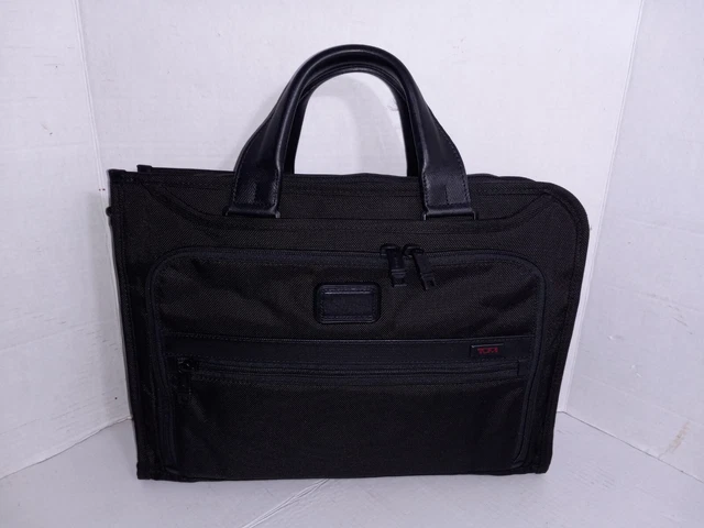 TUMI Alpha 2 Slim Deluxe Laptop Briefcase. Style 26110D2.