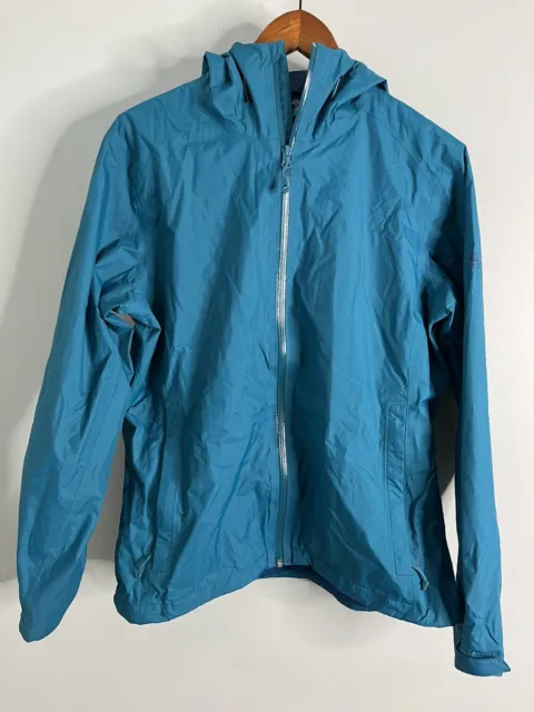 Mountain Hardware Rain Jacket Coat Women’s Size Large Blue Green