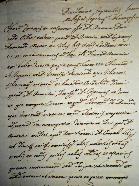 1798 antique document latin manuscript calligraphy signed watermark nice details