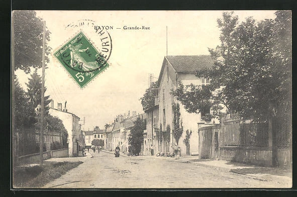 CPA Bayon, Grande-Rue, Street View