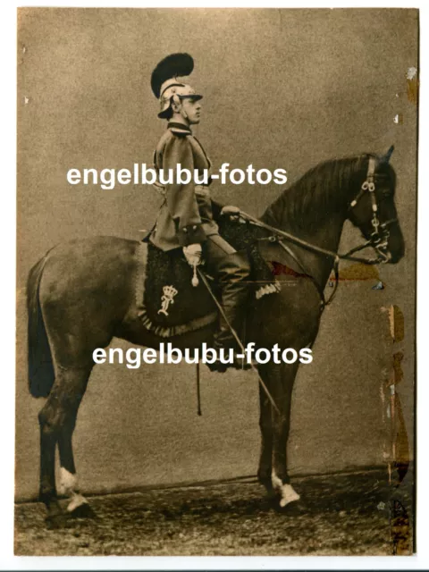 PORTRAIT-FOTO (16x11cm) -GENERAL (Kavallerie) -Prinz Ludwig Ferdinand v.BAYERN