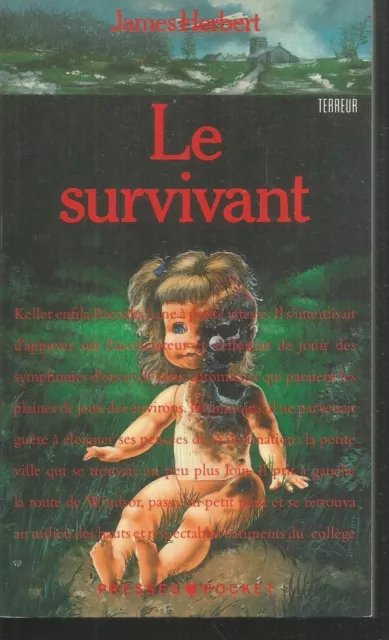 Le Survivant. James HERBERT .Pocket Terreur  X24