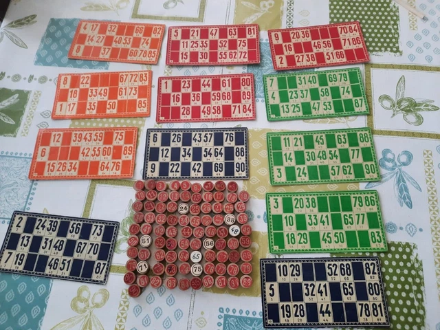 Jeu De Société - Ancien Jeu éducatif Loto Alphabétique  Fin Xixe Siecle