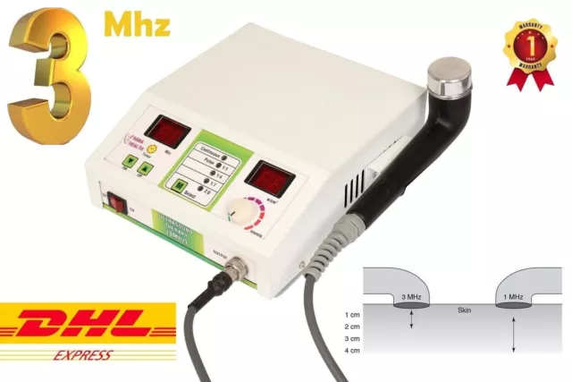 3 MHz Ultrasound Muscle Care Portable Therapy Machine 3HZ Professional Use