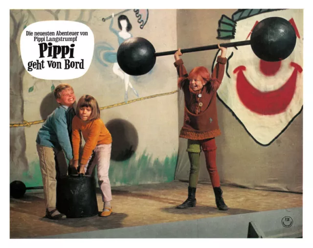 Pippi geht von Bord ORIGINAL Aushangfoto Lindgren / Inger Nilsson / Langstrumpf