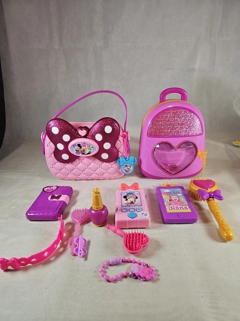 DISNEY MINNIE S HAPPY Helpers Bag Set And Minnie Mouse Back Pack