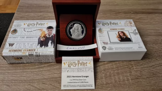 Harry Potter™ Hermine Granger™ - 1 OZ Silber Münze PP - 2021 Niue