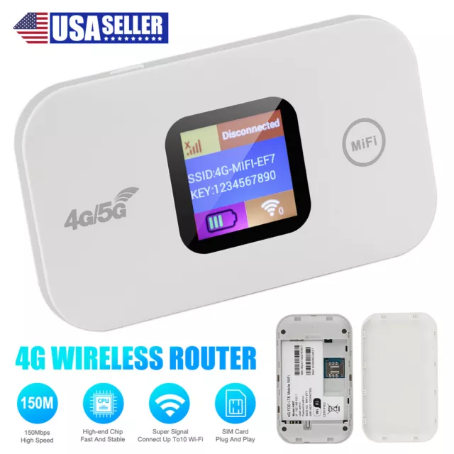 Wireless 4G LTE Mobile Broadband Wifi Routers Portable Modem Hotspot US Stock