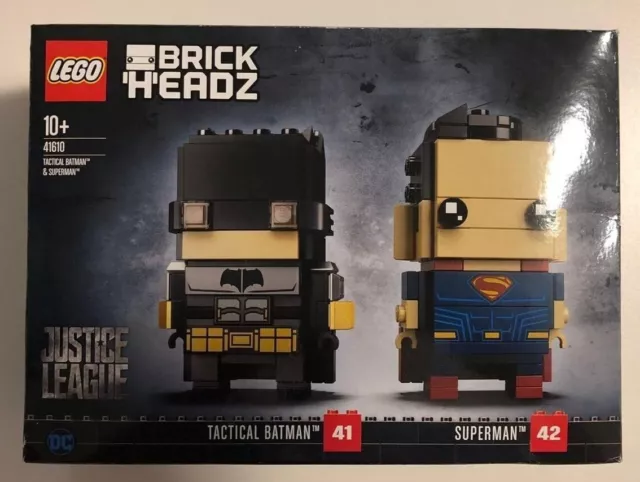 Lego 41610 Brickheadz Dc Comics - Tactical Batman & Superman - Nuovo Sigillato 