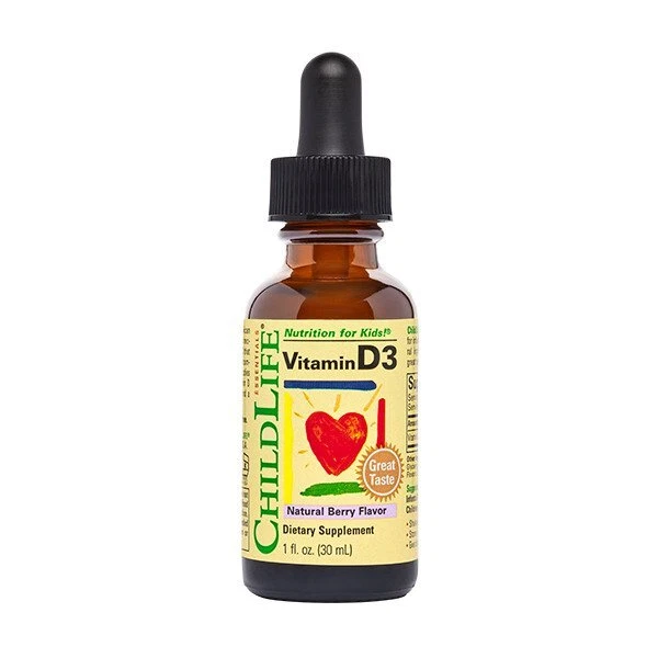 CHILD LIFE VITAMIN D3 Natural Berry 30 ml. (Exp. 04/27) £13.19
