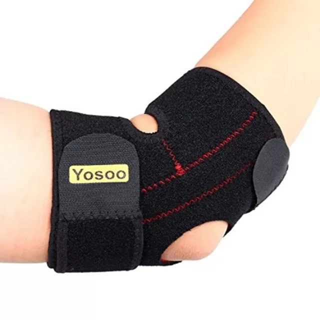 Yosoo Ellenbogenbandage Tennisarm Schoner Schutz Stütze Sport Fitness Bandage EG