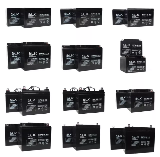 2 x 12v 10ah 12 15 17 22 33 36 40 50ah 55ah 75ah MOBILITY SCOOTER BATTERIES