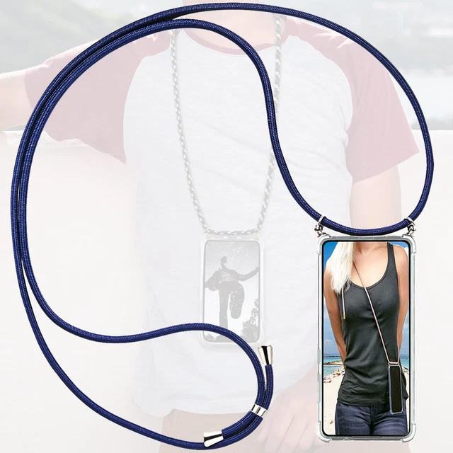 Étui de Protection Pour Samsung Galaxy M22 Corde Ruban Téléphone Chaîne Coque