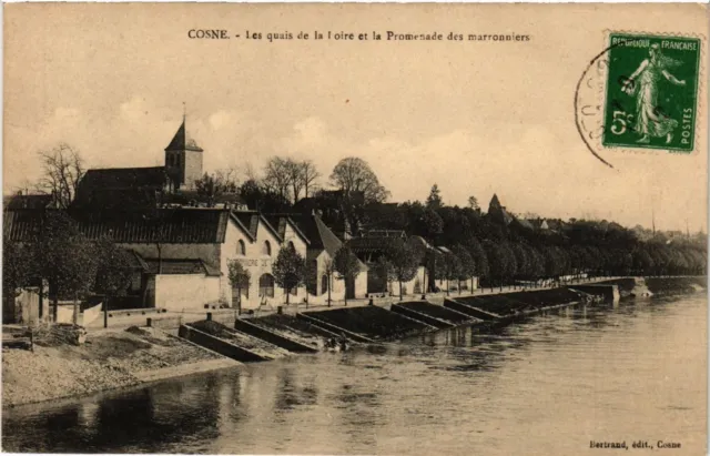 CPA COSNE - Les quais de la Loire et la Promenade des marronniers (457333)