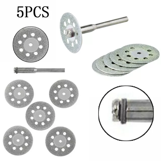 Pack de 5 disques de coupe à pointe diamant polyvalents compatibles avec outils