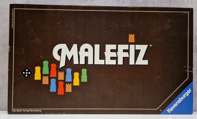 Malefiz Ravensburger 1982 Sonderausgabe - seltene Braune Ausgabe Brettspiel