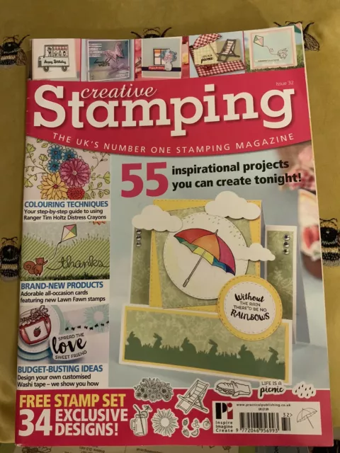 Creative Stamping Magazin Ausgabe 32 inkl. Stempelset