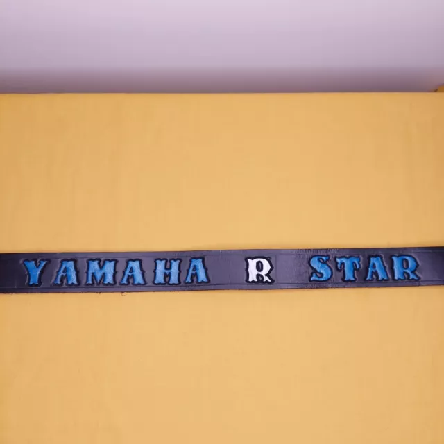 Yamaha R Star Belt With Pewter ACDC Belt Buckle Rare Vintage 2