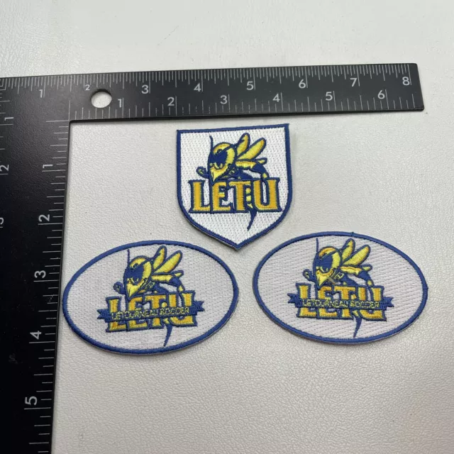 LeTourneau University (Texas) 3 Patch Lot (2 Soccer Are Same) 001C