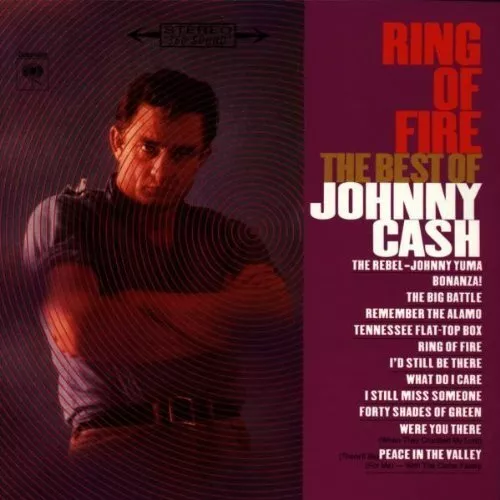 Johnny Cash Ring of fire-The best of (12 tracks)  [CD]