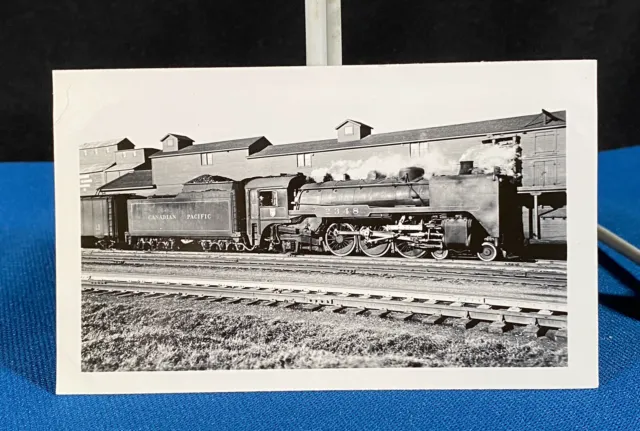 CANADIAN PACIFIC RAILWAY Steam Locomotive 2348 Vintage Photo $10.00 ...