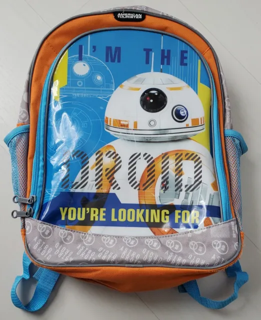 American Tourister Star Wars BB8 BB-8 Kids Boys Backpack School Droid R2D2 .....