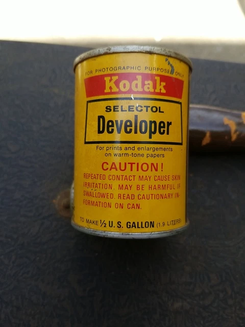 Desarrollador Kodak Selectol H7203 A1060 De Lote Antiguo