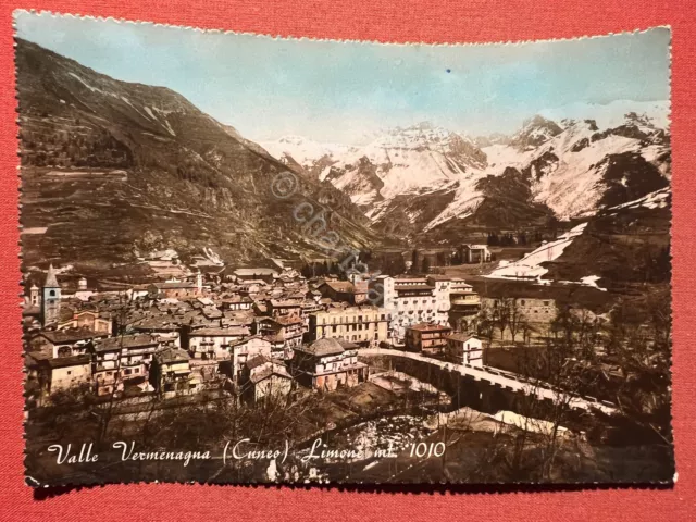 Cartolina - Valle Vermenagna ( Cuneo ) - Limone - 1950