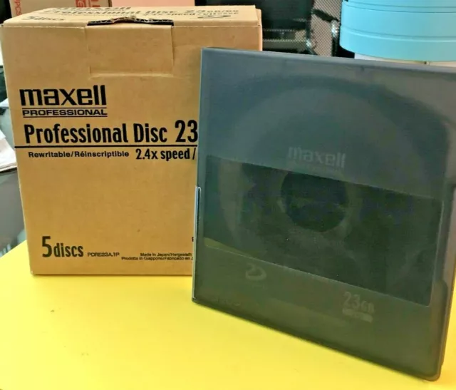 MAXELL PROFESSIONAL DISC 23GB/GO REWRITABLE 2.4X SPEED 1pezzo
