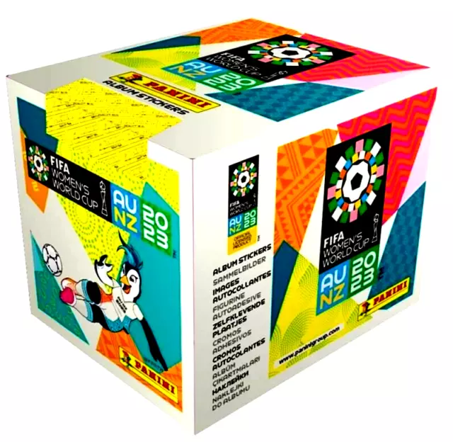 2023 PANINI FIFA Women's World Cup Sticker Collection Australia 36 Packs in Box