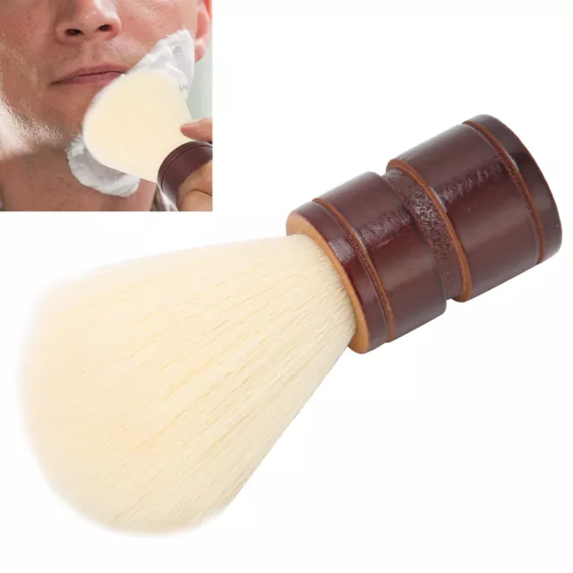 Brosse à Raser Pour Hommes Laine De Nylon Douce Poignée En Bois Outil De Net SFD 3