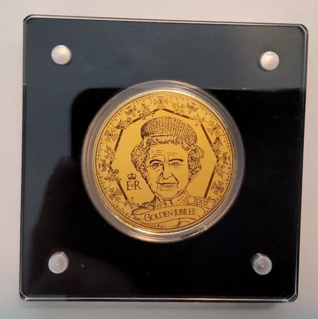 Goldmedaille - Queen Elizabeth II, Golden Jubilee, 1/200 Oz - 999 Gold