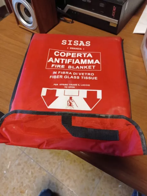 Coperta Antifiamma in Fibra Di Vetro 3 metri x 2 metri