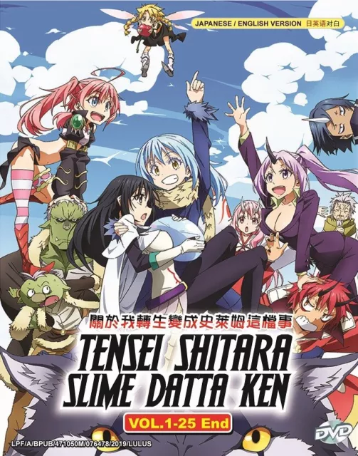 Anime DVD Tensei Shitara Slime Datta Ken Season 2(1-24End+Tensura Nikki)  Eng Dub