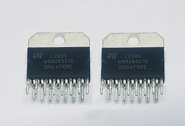 Lot de 2 x L298N L298 ST Microelectronics ZIP-15