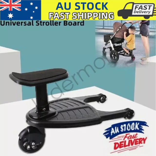 Stroller Step Board Toddler Buggys Wheel Board Skateboard For Prams Kid AU STOCK