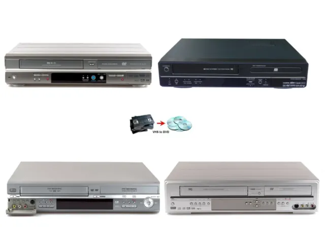 VHS VCR Video Tapes to DVD Disc Recorder Converter Fully Serviced 1yr WARRANTY