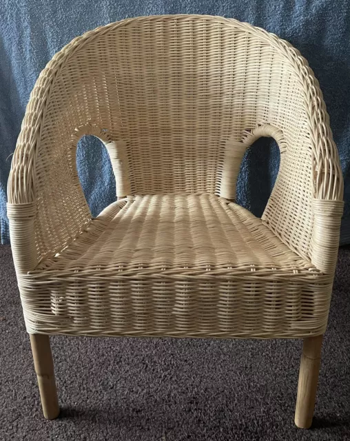 Ikea Child’s Rattan Wicker Chair In Good Condition Pick Up  Greater Manchester