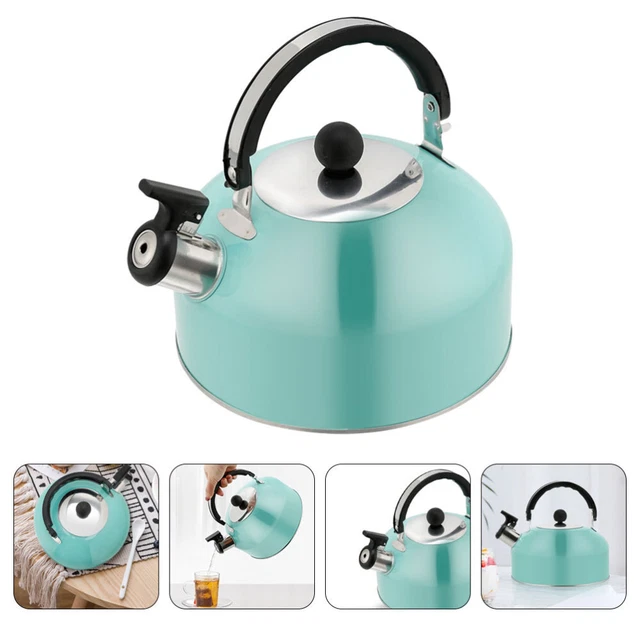 Whistling Tea Kettle Chirping Kettle Coffee Percolator Stovetop Vintage